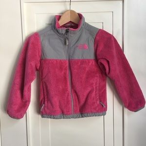 Magenta North Face Fleece Jacket